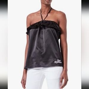 NWT LOVE MOSCHINO BLACK TOP SIZE 4